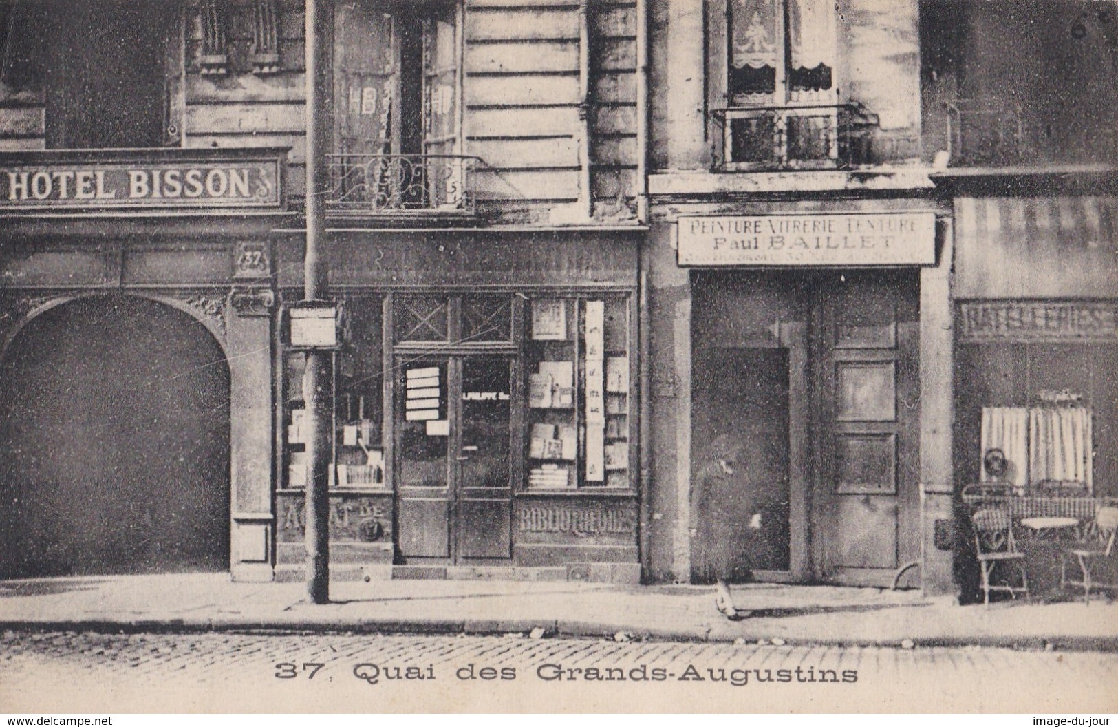 PARIS 06  LIBRAIRIE L. PHILIPPE 37 QUAI DES GRANDS AUGUSTINS  PRIX FIXE - Arrondissement: 06