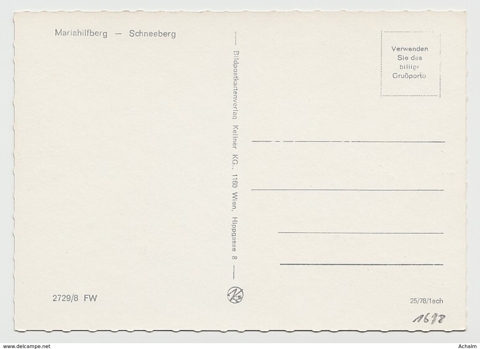 Mariahilfberg Bei Gutenstein Und Schneeberg - Gutenstein