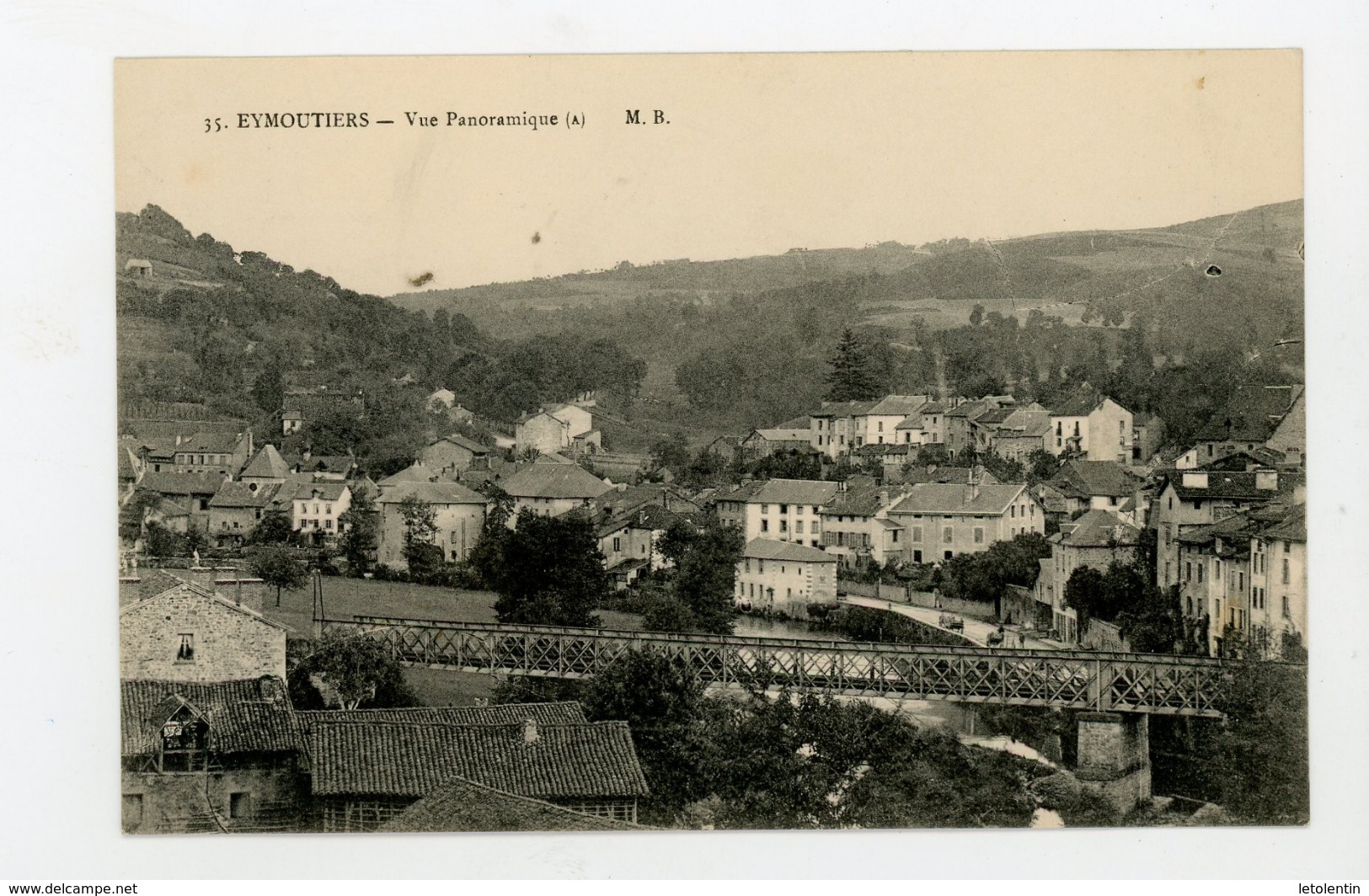 CPA: 87 - EYMOUTIERS -  VUE PANORAMIQUE - - Eymoutiers