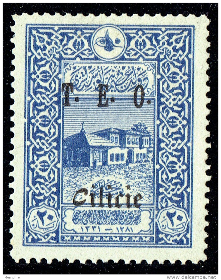 CILICIE 1919   Bureau De Poste D'Istanboul   20 Pa  . - Surcharge T.E.O. Cilicie   Yv 69 * MH - Nuevos