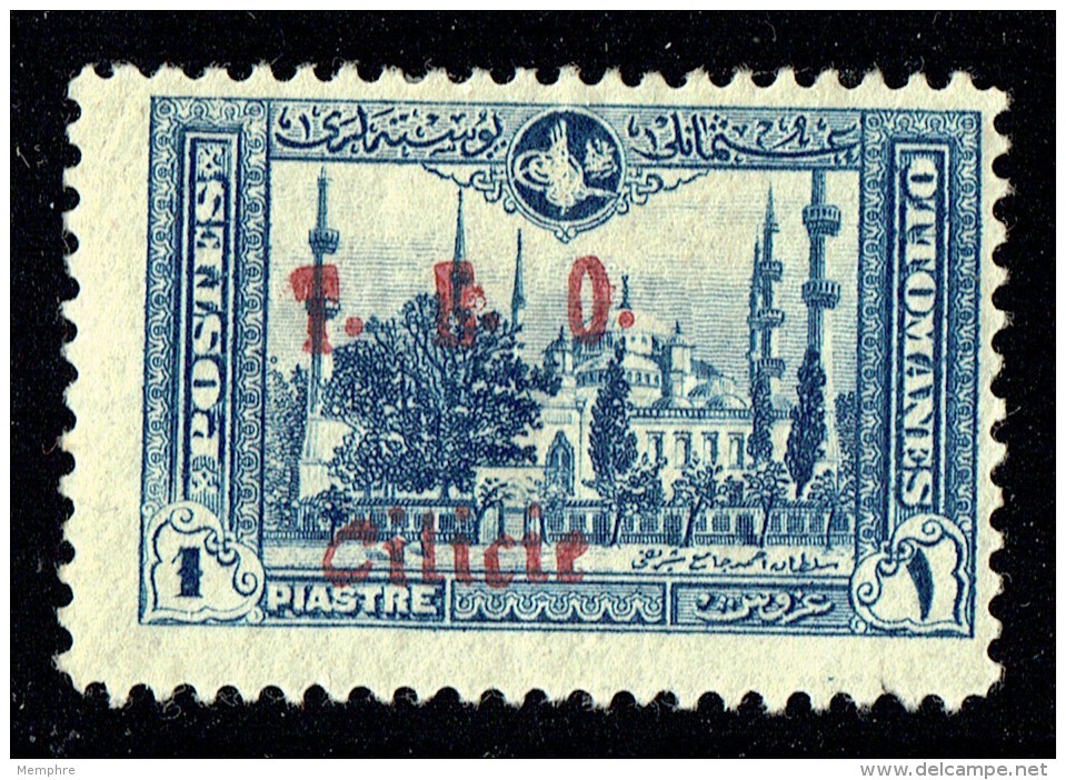 CILICIE 1919   Mosquée Du Sultan Ahmed 1er    . - Surcharge T.E.O. Cilicie   Yv 70 * MH - Ungebraucht