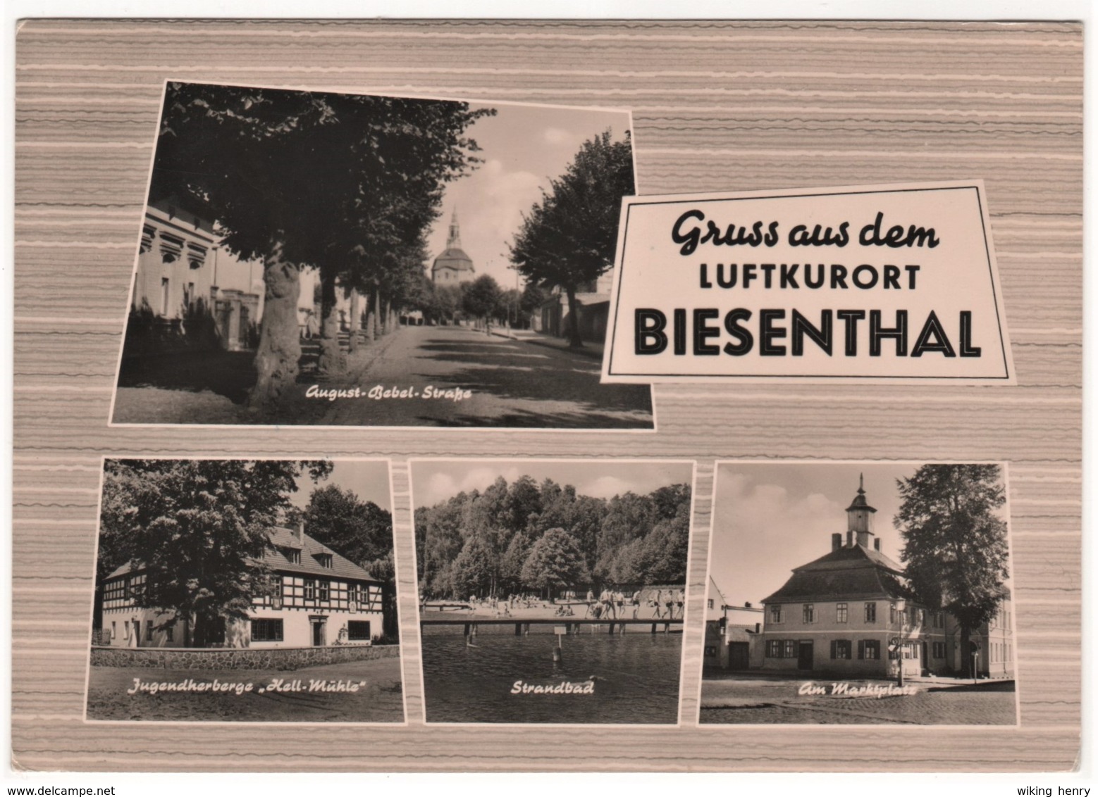 Biesenthal - S/w Mehrbildkarte 1 - Biesenthal