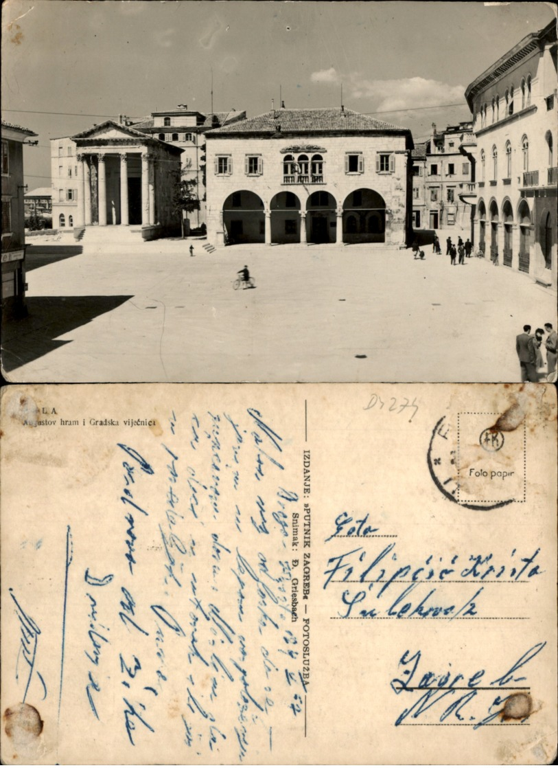 PULA,CROATIA POSTCARD - Kroatië