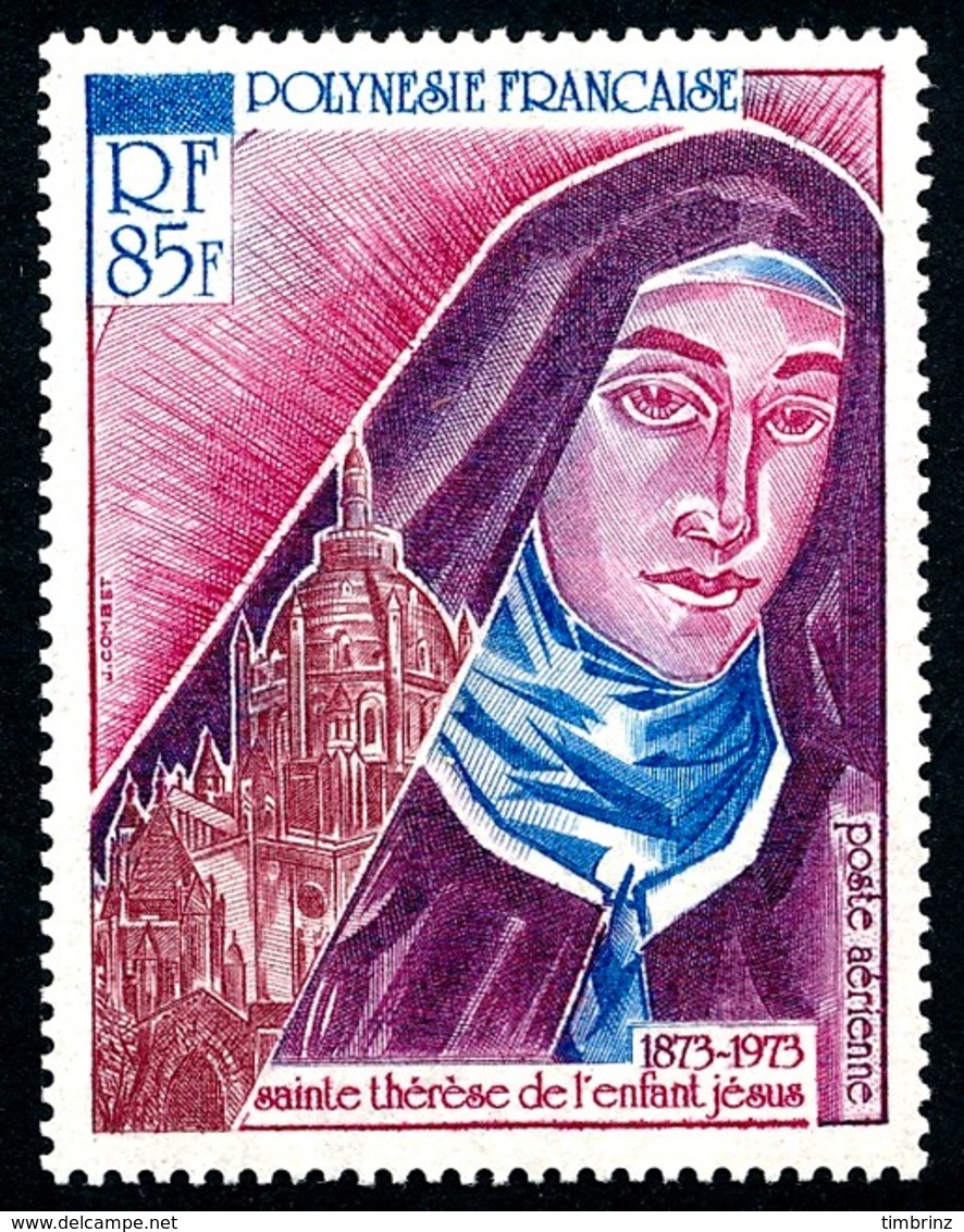 POLYNESIE 1973 - Yv. PA 71 * TB  Cote= 31,00 EUR - Sainte Thérèse De Lisieux  ..Réf.POL24388 - Neufs