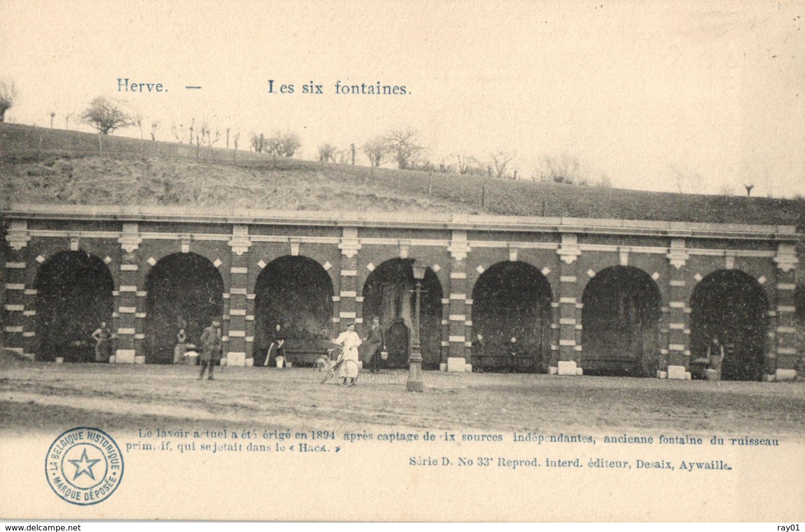 BELGIQUE - LIEGE - HERVE - Les Six Fontaines. (Le Lavoir De 1894). - Herve
