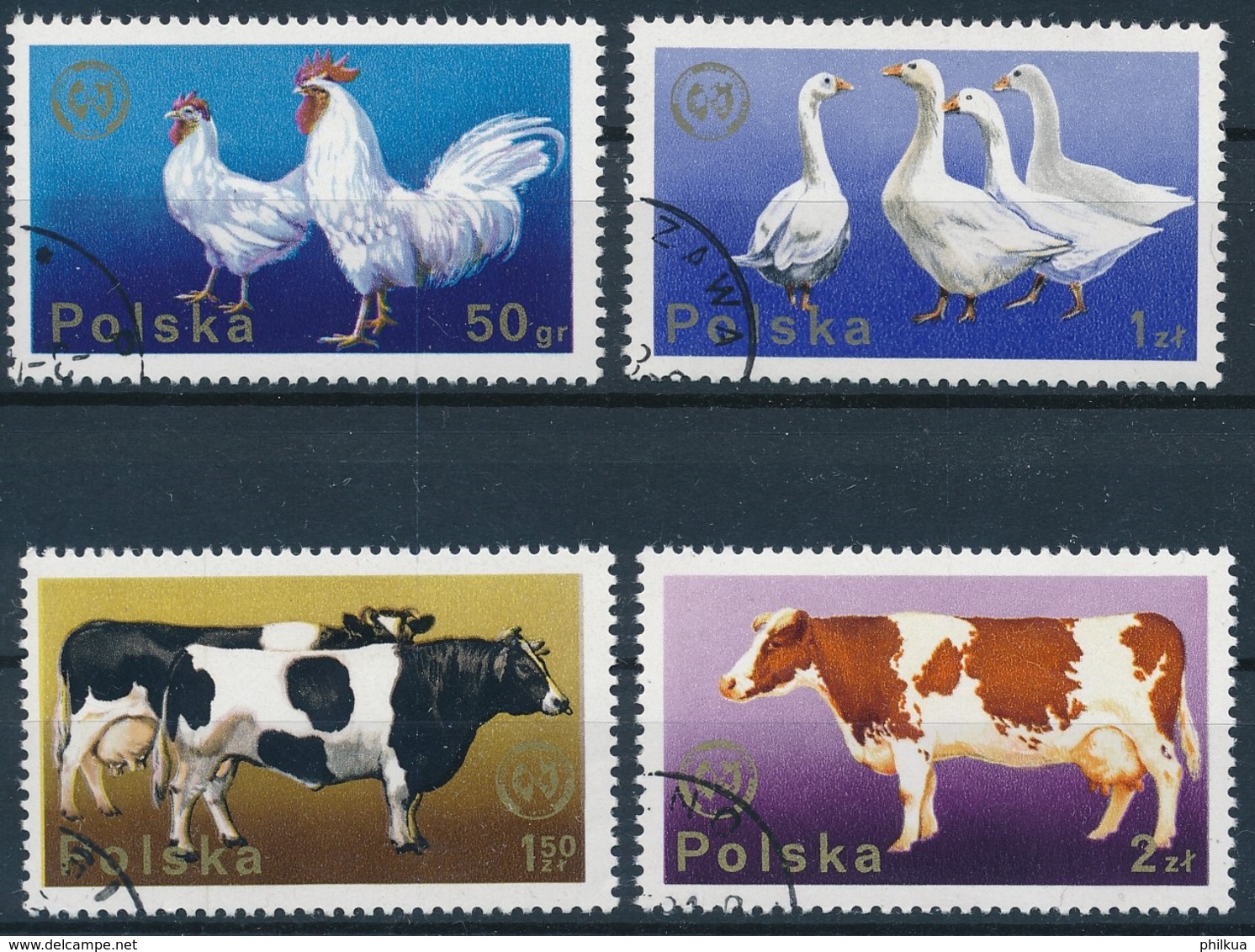 Polen - Säugetiere - Mammals - Mammifères - Hoftiere - Animaux De Ferme - Farm Animals - Sauber Gestempelte Serie - Farm