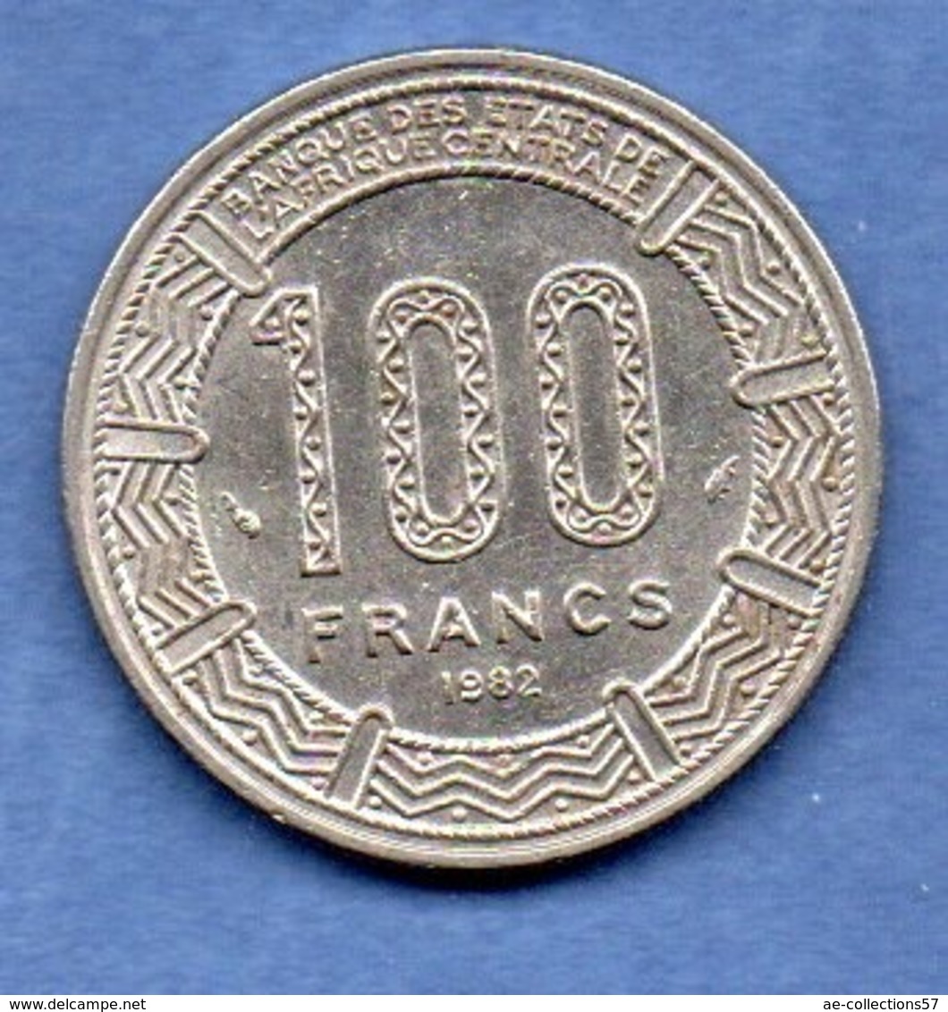 Gabon-  100 Franc 1982  -  état  SUP   -  Km # 13 - Gabon