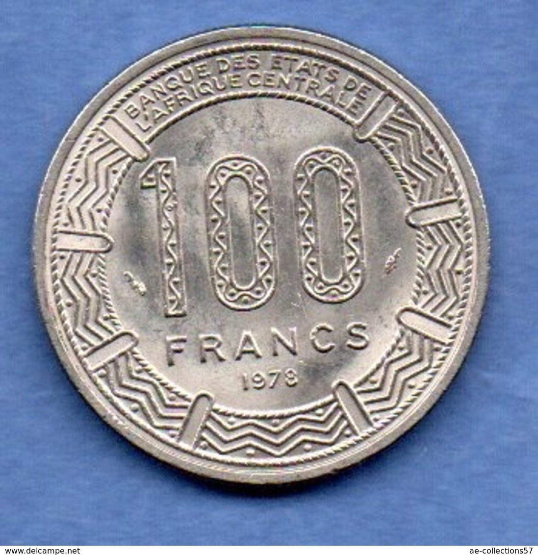 Gabon-  100 Franc 1978  -  état  SUP   -  Km # 13 - Gabon