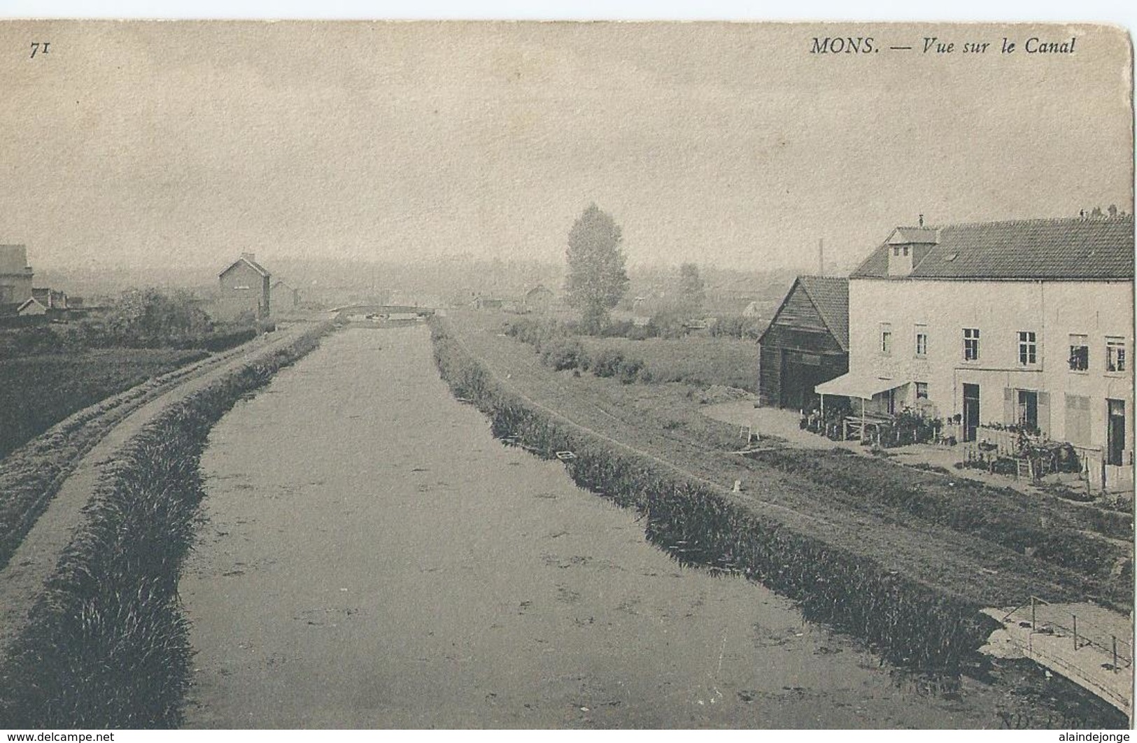 Bergen - Mons - Vue Sur Le Canal - ND Phot No 71 - 1911 - Mons