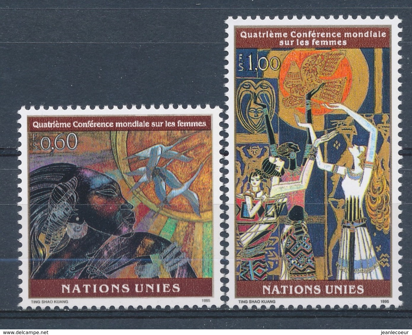 Verenigde Naties/United Nations/Nation Unis Geneve 1995 Mi: 271-272 Yt: 291-292 (PF/MNH/Neuf Sans Ch/**)(4800) - Ongebruikt