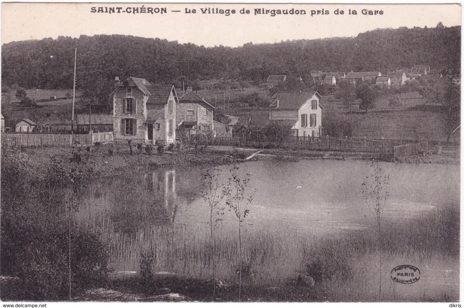 91-SAINT-CHÉRON- LE VILLAGE DE MIGAUDON PRIS DE LA GARE - Saint Cheron