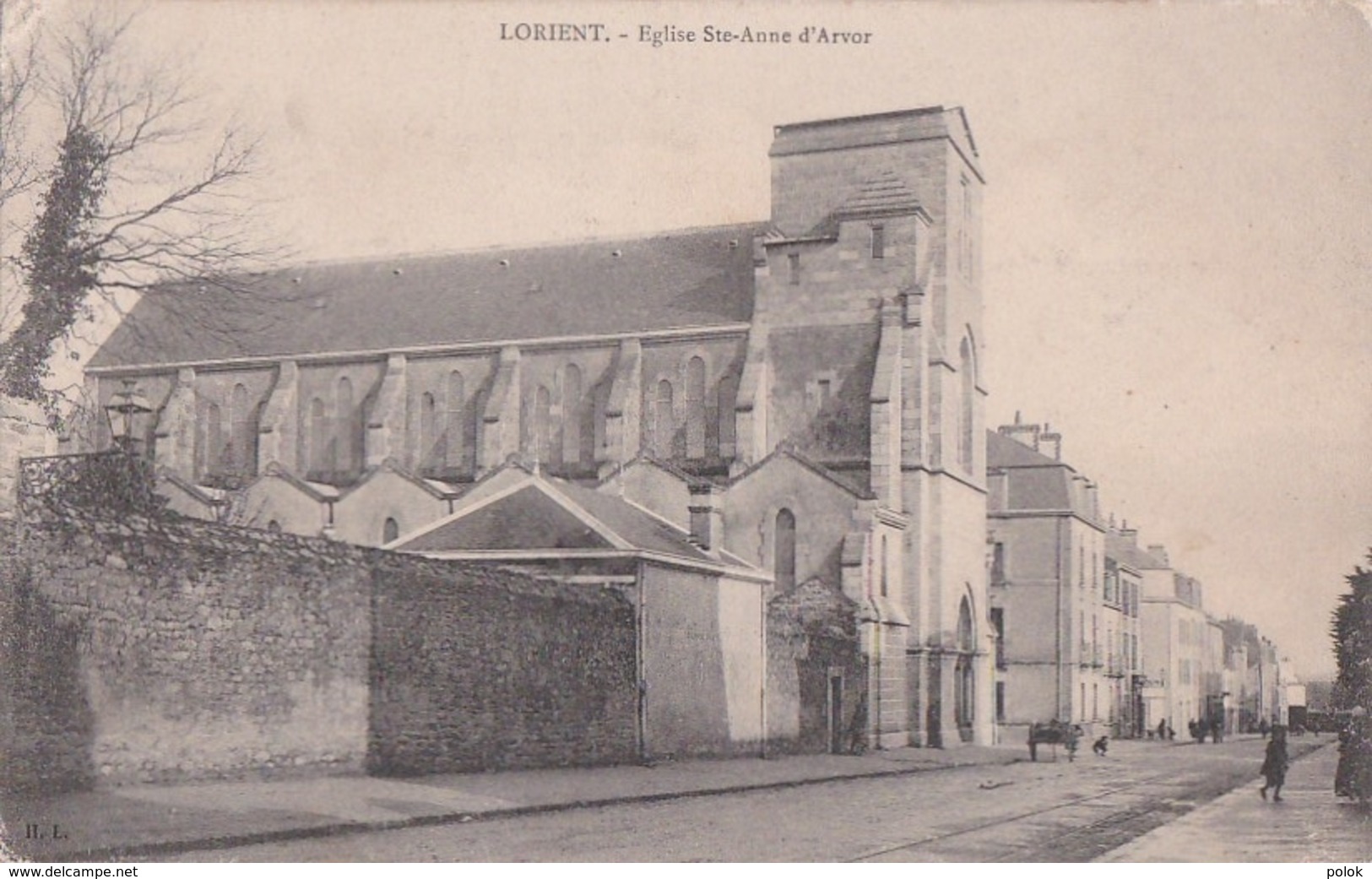 Bv - Cpa LORIENT - Eglise Ste Anne D'Arvor - Lorient