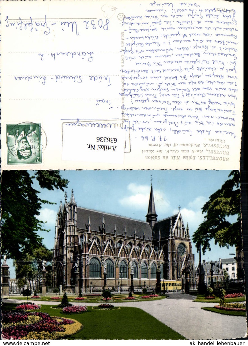 636336,Br&uuml;ssel Bruxelles Eglise Notre Dame Du Sablon Kirche Belgium - Sonstige & Ohne Zuordnung