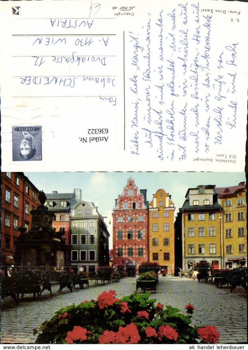 636322,Stockholm Stortorget Old Town Sweden - Schweden