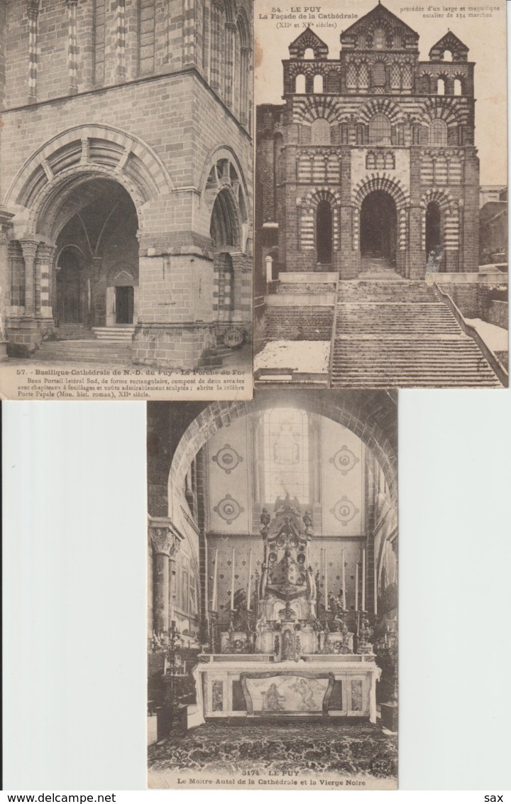 1943-643  16cp  Le Puy En Velay+ Dépliant Dep 43  La Vente Sera Retirée Le 09-11 - Le Puy En Velay