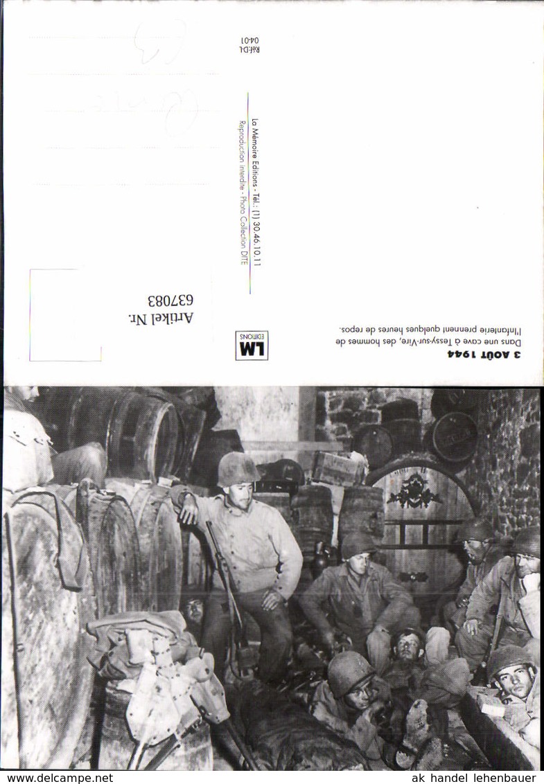 637083,WK 2 REPRO Landung In Der Normandie Soldaten USA - Weltkrieg 1939-45