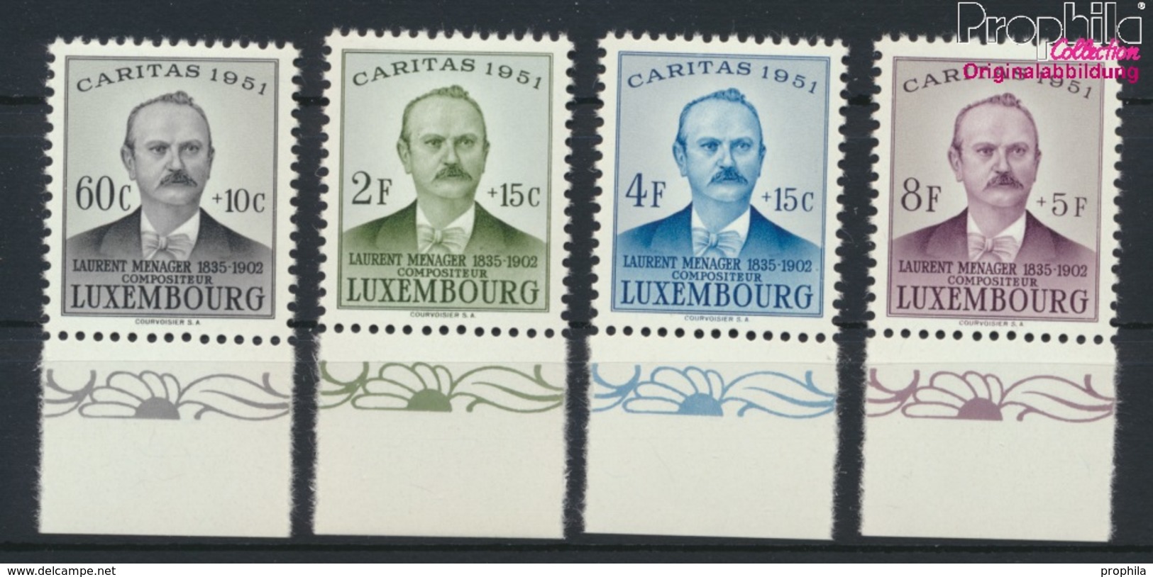 Luxemburg 484-487 (kompl.Ausg.) Postfrisch 1951 Caritas (9256420 - Ungebraucht
