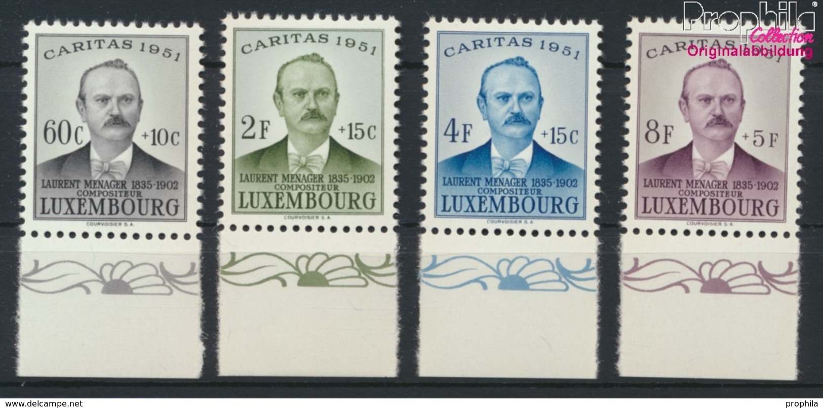 Luxemburg 484-487 (kompl.Ausg.) Postfrisch 1951 Caritas (9256418 - Ungebraucht