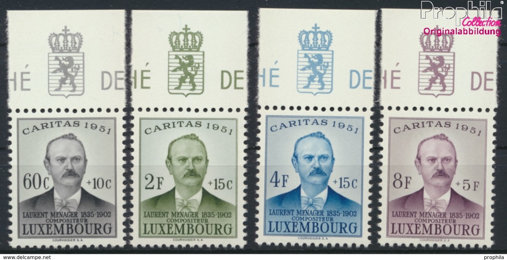 Luxemburg 484-487 (kompl.Ausg.) Postfrisch 1951 Caritas (9256422 - Ungebraucht