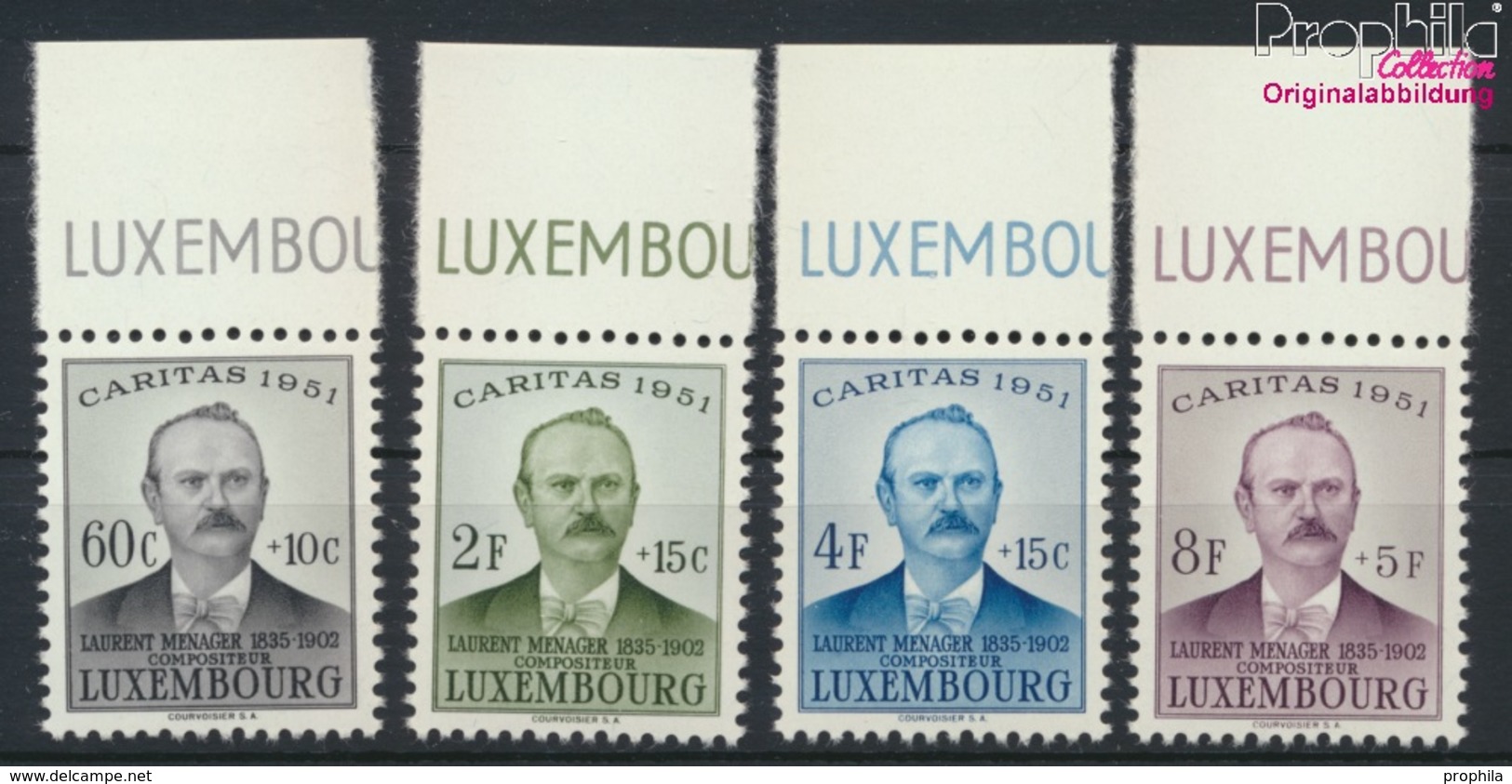 Luxemburg 484-487 (kompl.Ausg.) Postfrisch 1951 Caritas (9256423 - Ungebraucht