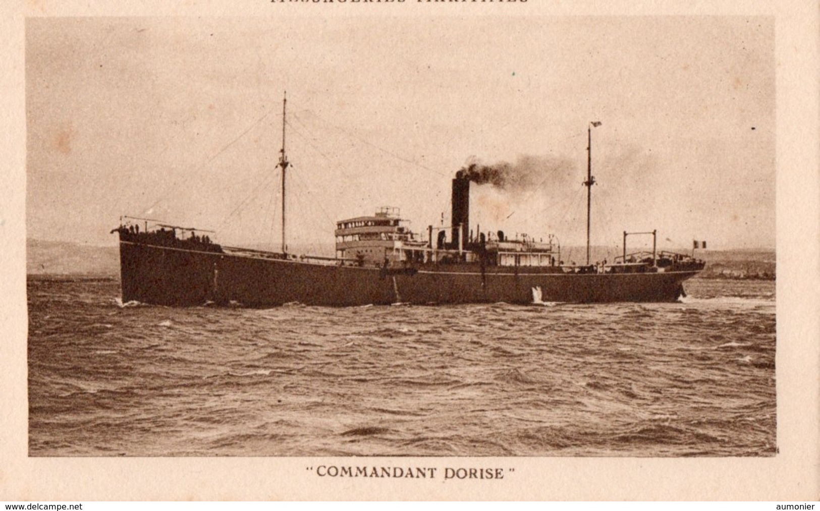 Messageries Maritimes - Le " Commandant DORISE " - Cargos