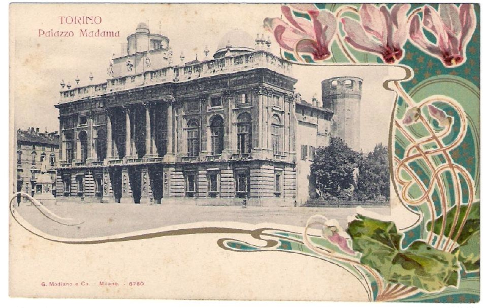 1900's- Nuova In Stile Liberty "Torino Palazzo Madama" - Other & Unclassified