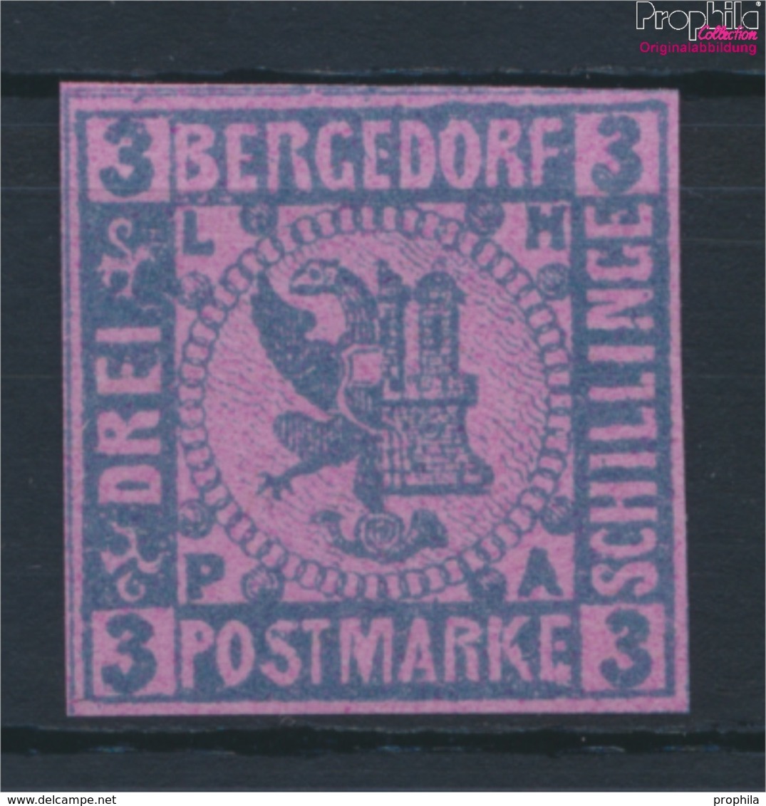 Bergedorf 4ND Neu- Bzw. Nachdruck Ungebraucht 1887 Wappen (9280483 - Bergedorf