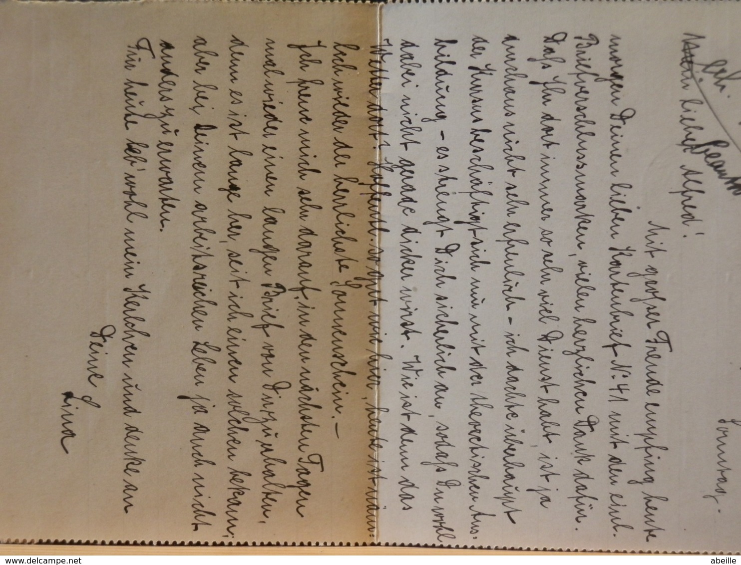 81/892A  LETTRE FELDPOST  TO BRIEY/METZ   1916  VERSO VIGNETTE - Briefe U. Dokumente