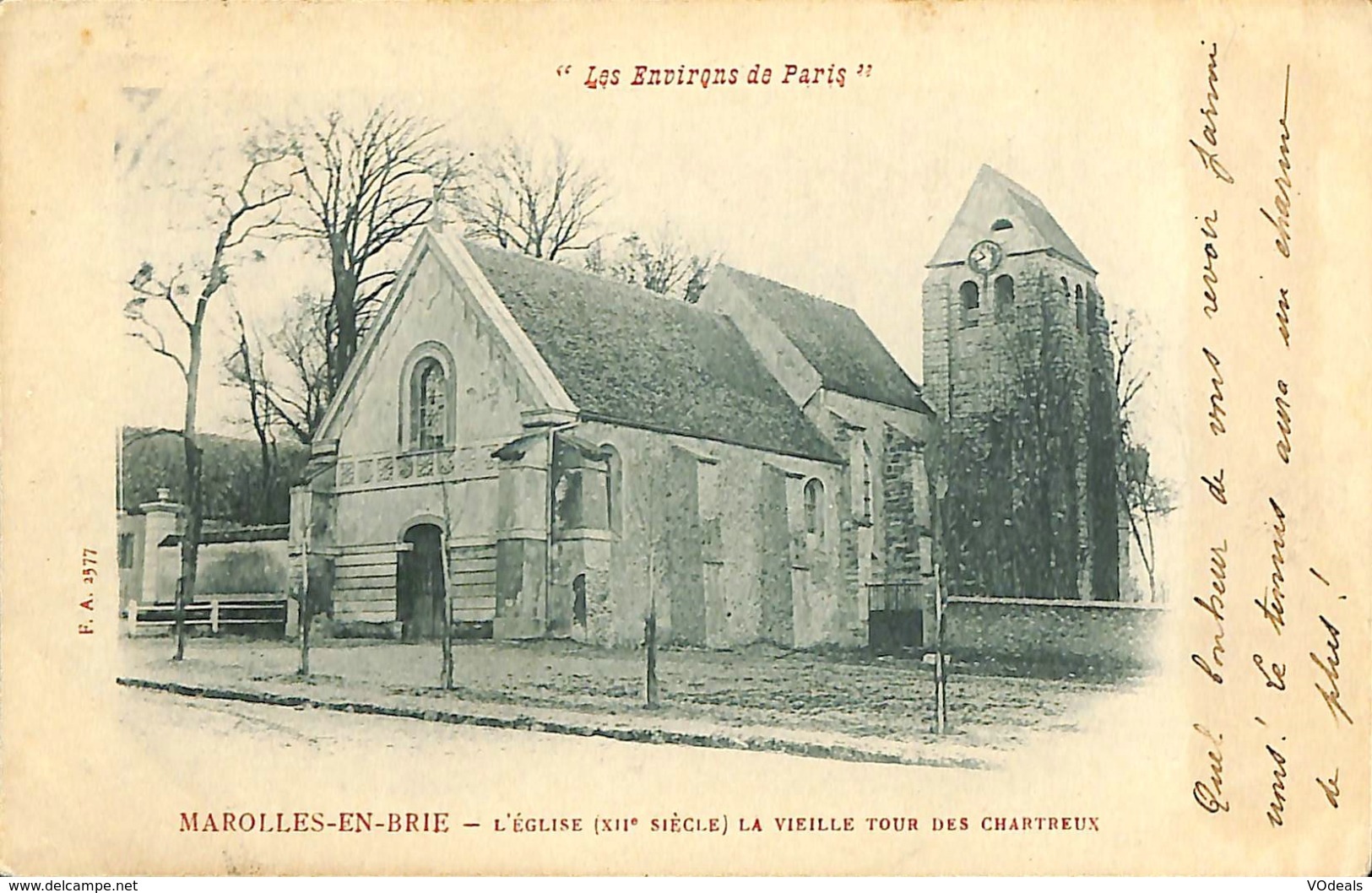 CPA - France - (94) Val De Marne - Marolles-en-Brie - L'Eglise - La Vieille Tour Des Chartreux - Marolles En Brie