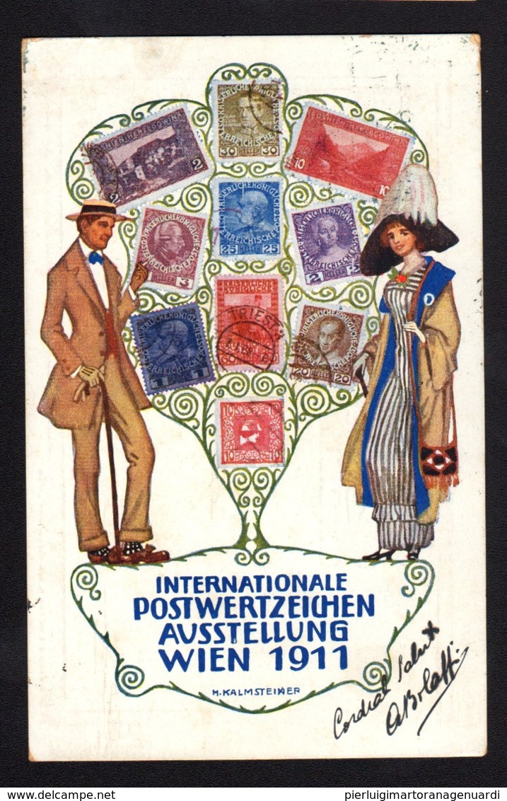 18212 - Vienna - Internationale Postwertzeichen Aussetellung Wien 1911 F_1 - Altri & Non Classificati