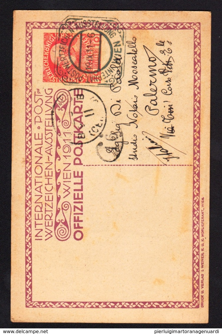 18212 - Vienna - Internationale Postwertzeichen Aussetellung Wien 1911 F_1 - Other & Unclassified