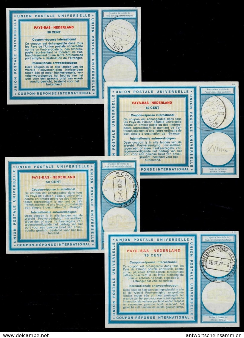 PAYS BAS NETHERLANDS Collection / Accumulation Of 30 International Reply Coupon Reponse Antwoordcoupon IAS IRC From 1908 - Entiers Postaux