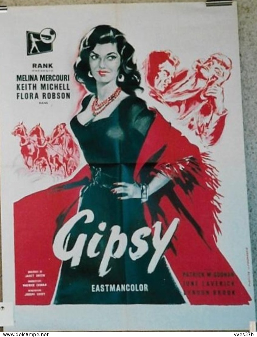 "GIPSY" Melina Mercouri...1957 - 60x80 - TTB - Manifesti & Poster