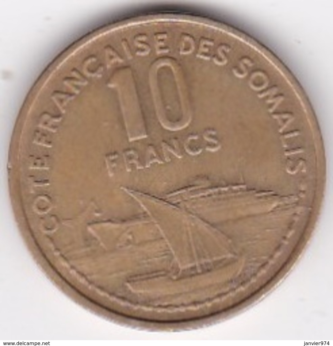 CÔTE FRANÇAISE DES SOMALIS DJIBOUTI 10 FRANCS 1965 - Djibouti