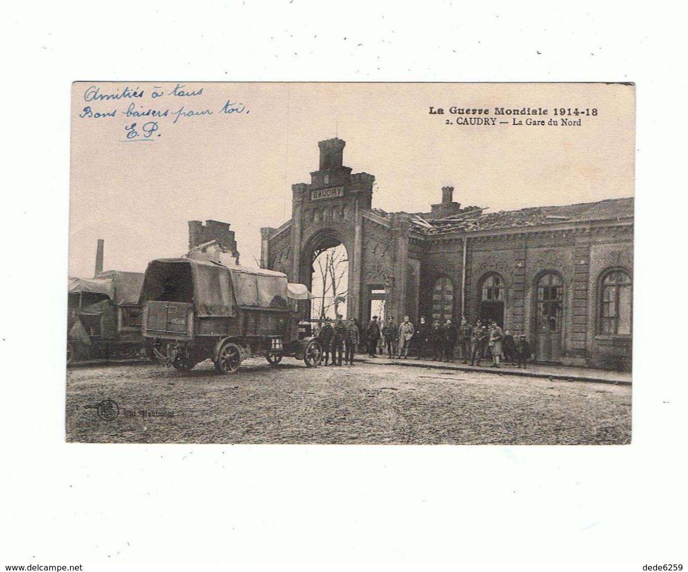 59_CAUDRY_ La Gare Du Nord - Caudry