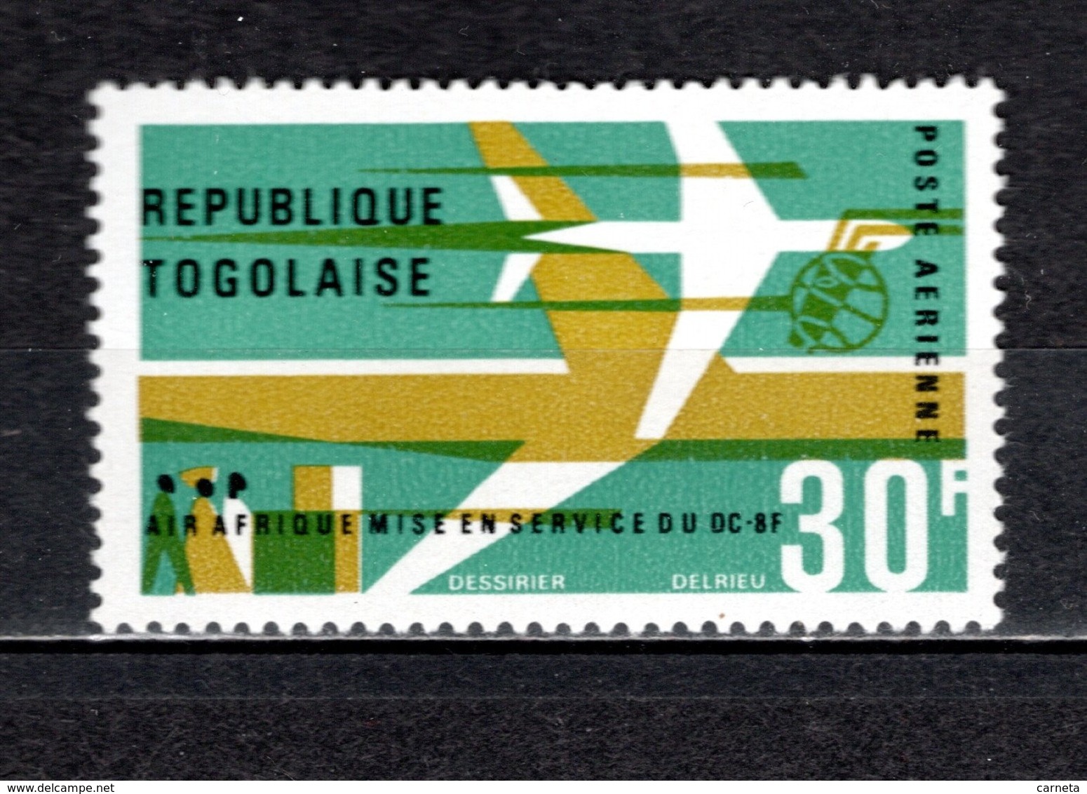 TOGO PA  N° 54  NEUF SANS CHARNIERE COTE  1.00€  AVION DC 8 - Togo (1960-...)
