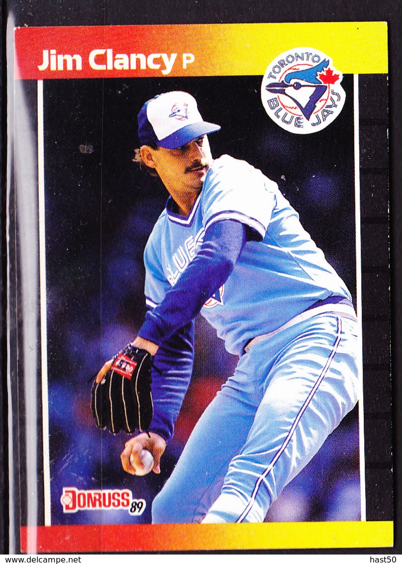 Kanada - Baseball Sammelkarte 267  James (Jim) Clancy, Werfer Der Toronto Blue Jays Von 1989 - Baseball - Minor League