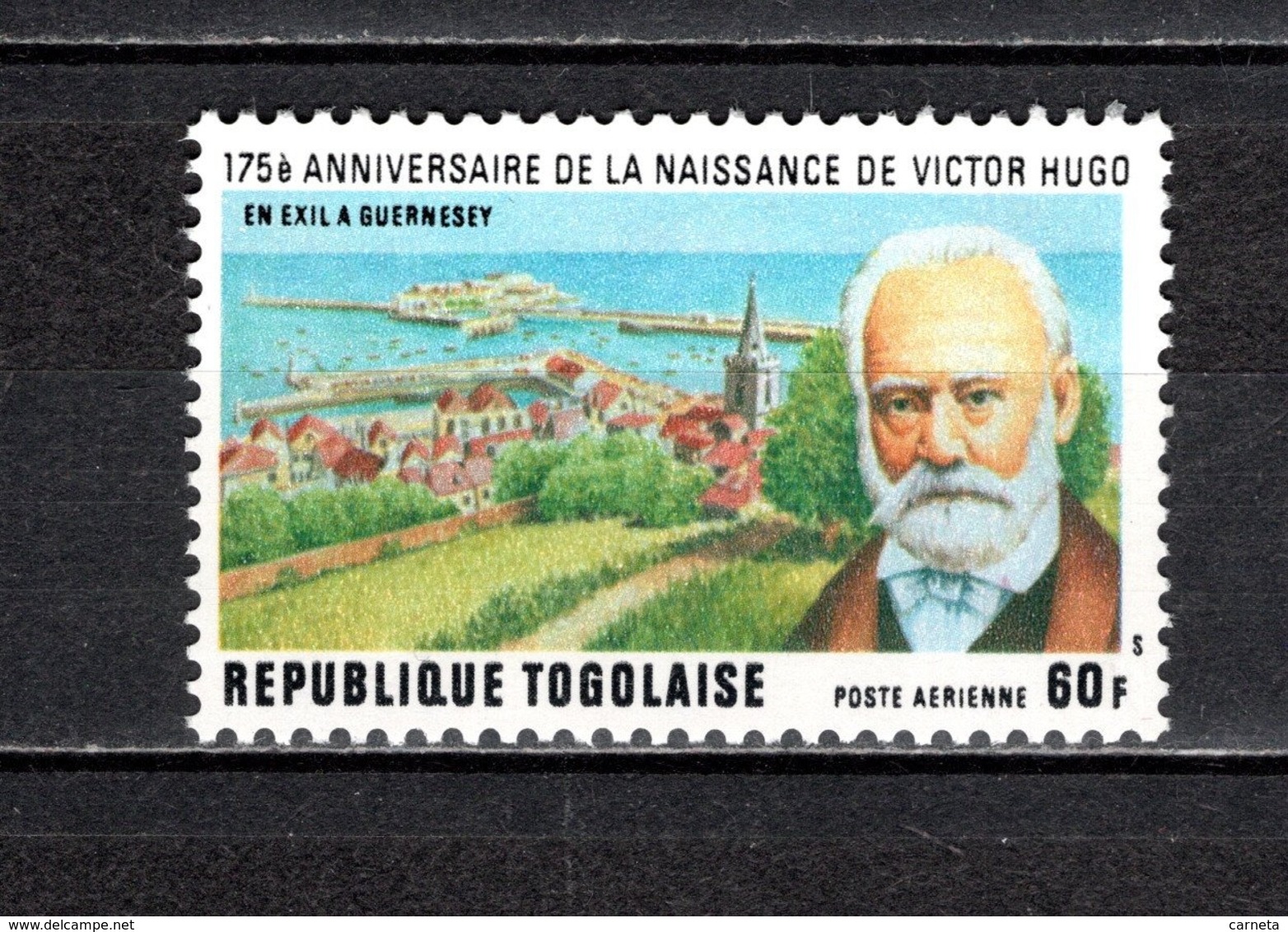 TOGO PA  N° 309  NEUF SANS CHARNIERE COTE  1.10€   VICTOR HUGO  ECRIVAIN - Togo (1960-...)