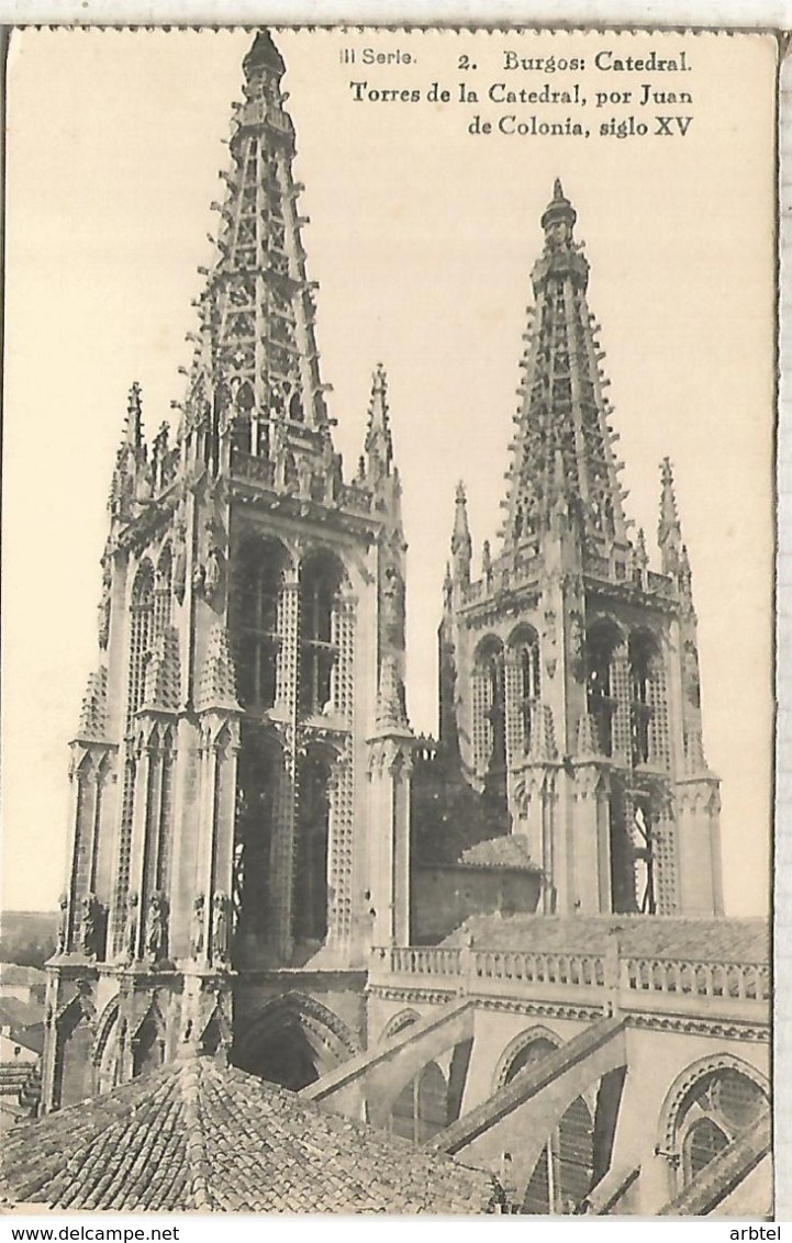 BURGOS CATEDRAL SIN ESCRIBIR - Burgos