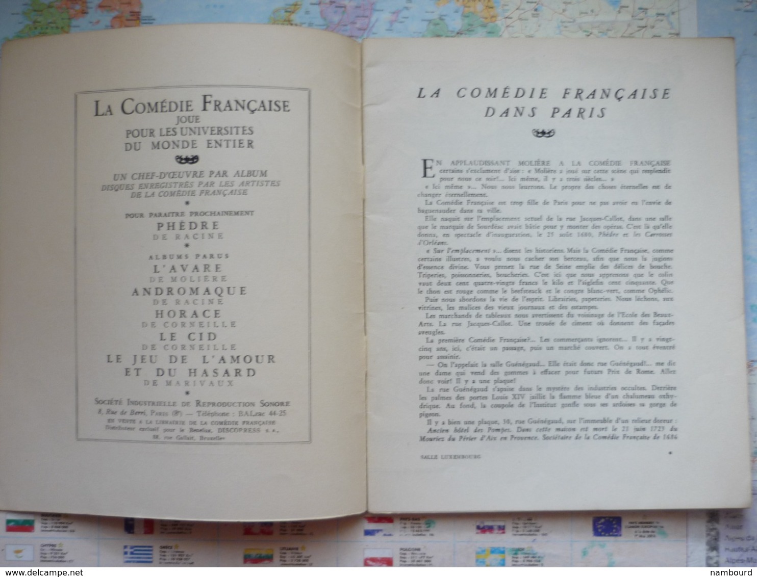 Cyrano De Bergerac Soirée Du Mercredi 13 Février 1952 à La Comédie Française - Programmes