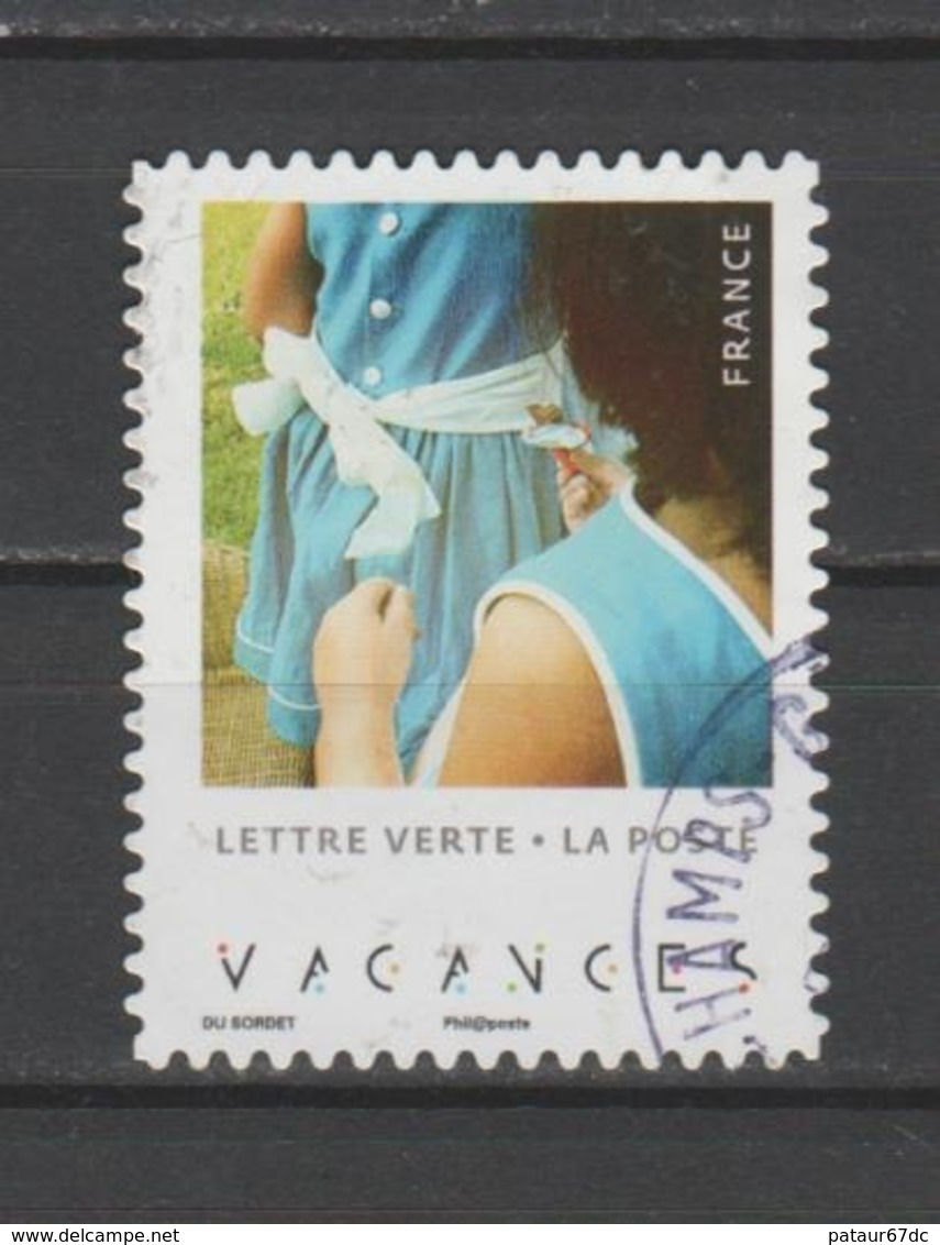 FRANCE / 2019 / Y&T N° AA 1750 ? : "Vacances" Par Du Sordet (Robe Bleue) - Choisi - Cachet Rond - Autres & Non Classés