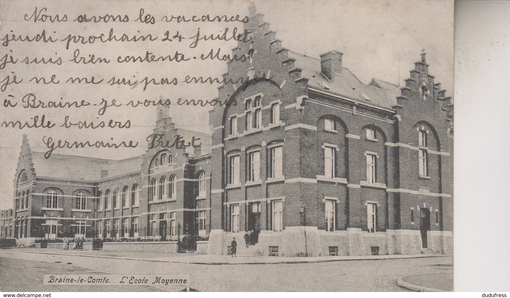 BRAINE LE COMTE   L ECOLE MOYENNE - Braine-le-Comte