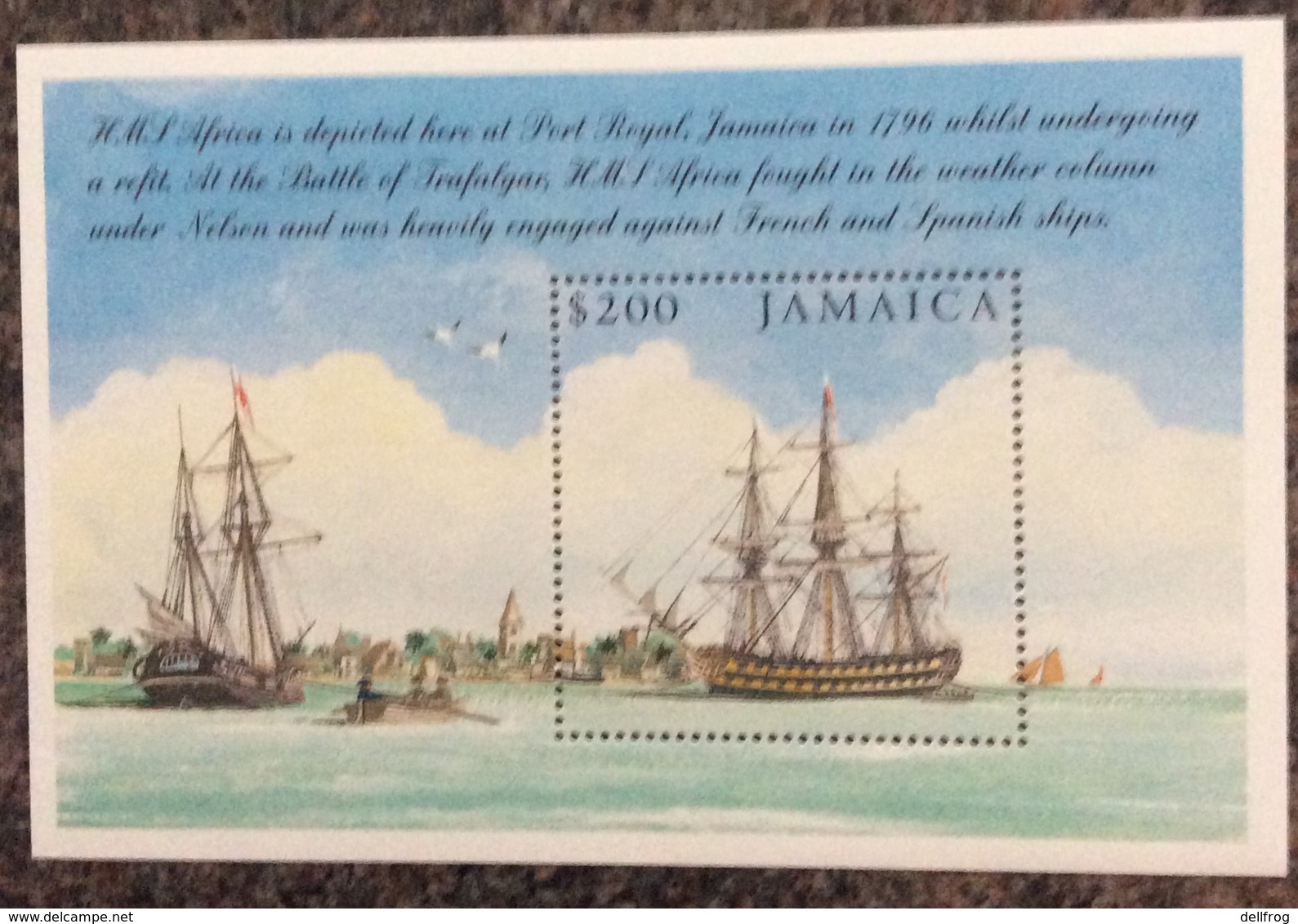 Jamaica 2005 Bicent Battle Of Trafalgar Minisheet  MNH - Jamaica (1962-...)