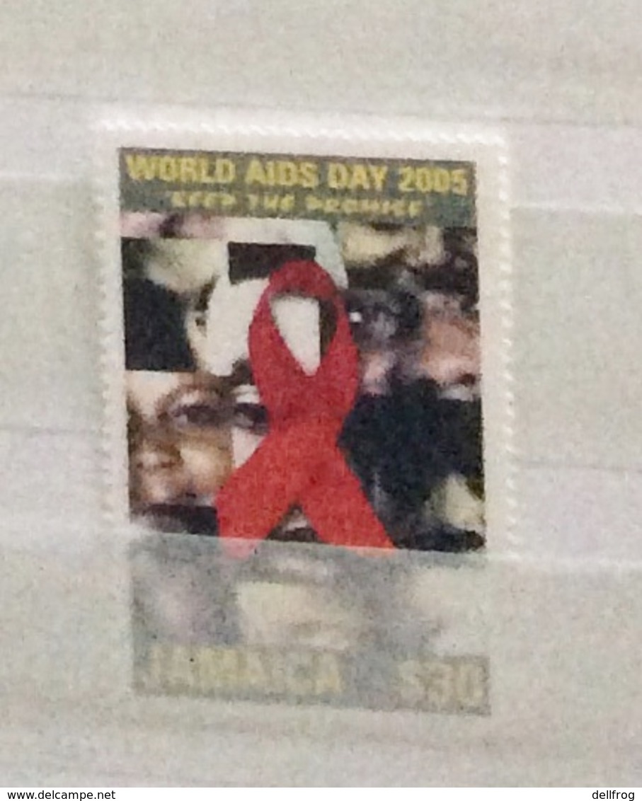 Jamaica 2005 World Aids Day And 125tb Anniv Alpha  MNH 2 Scans - Jamaica (1962-...)