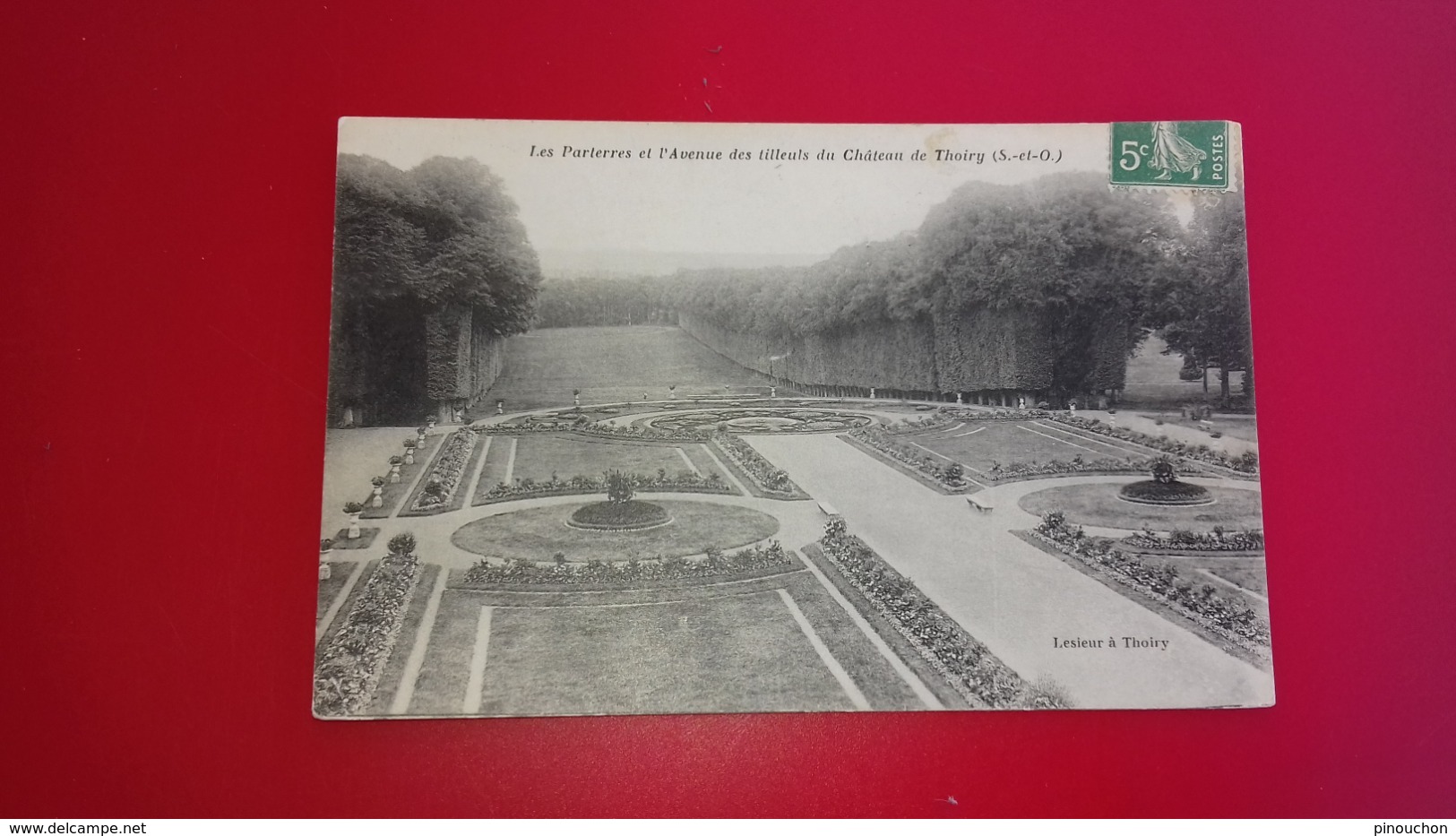 Cpa - Les Parterres Et L'avenue Des Tilleuls Du Château De Thoiry - Thoiry