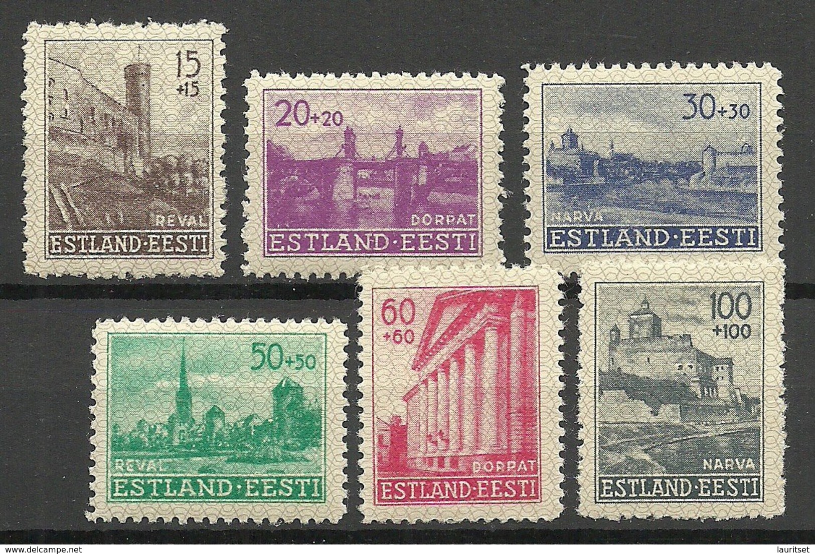 Estland Estonie Estonia 1941 German Occupation Reconstruction Wiederaufbau * - Estonia