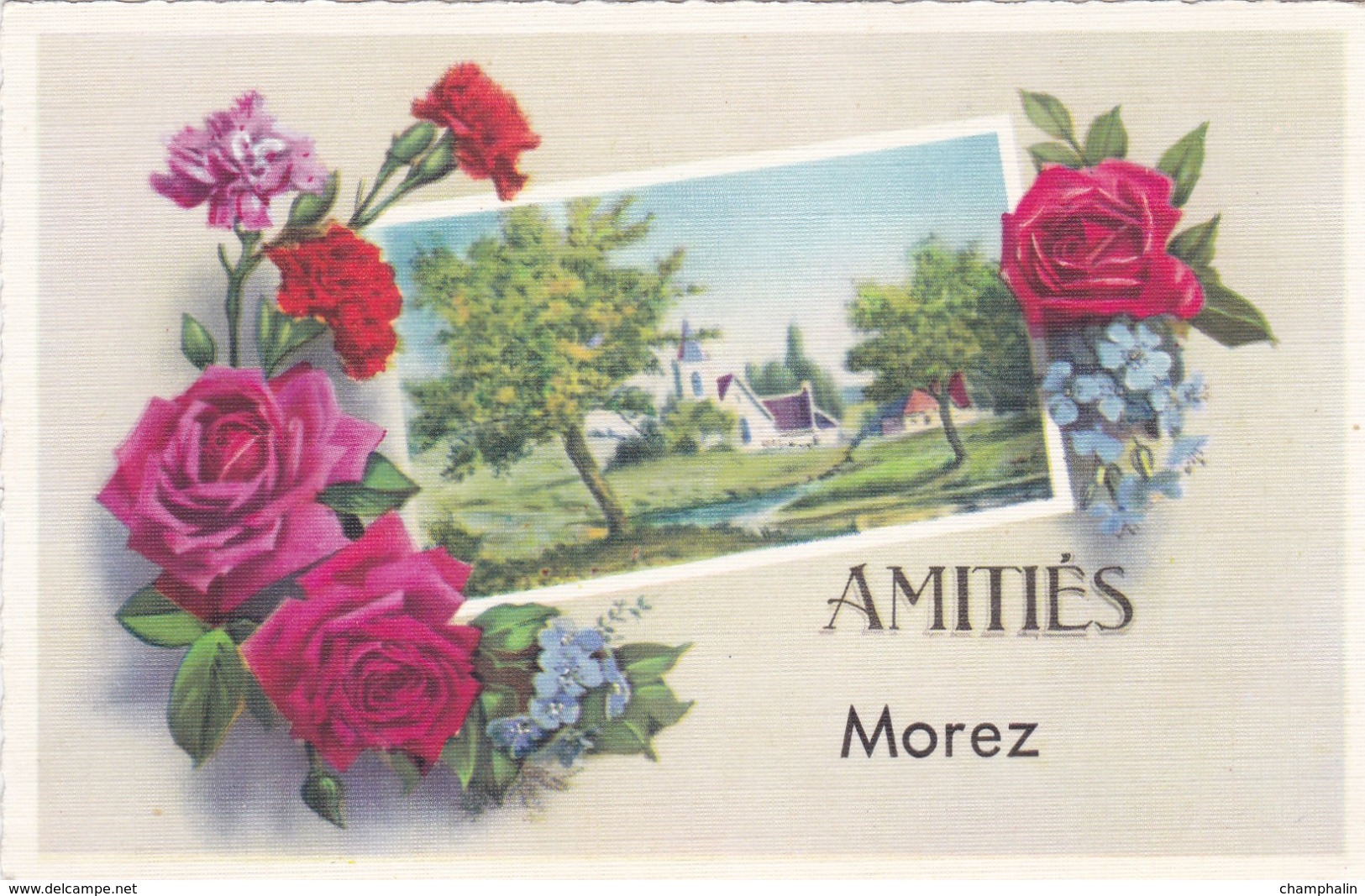 Morez - Amitiés - Fleurs - Morez