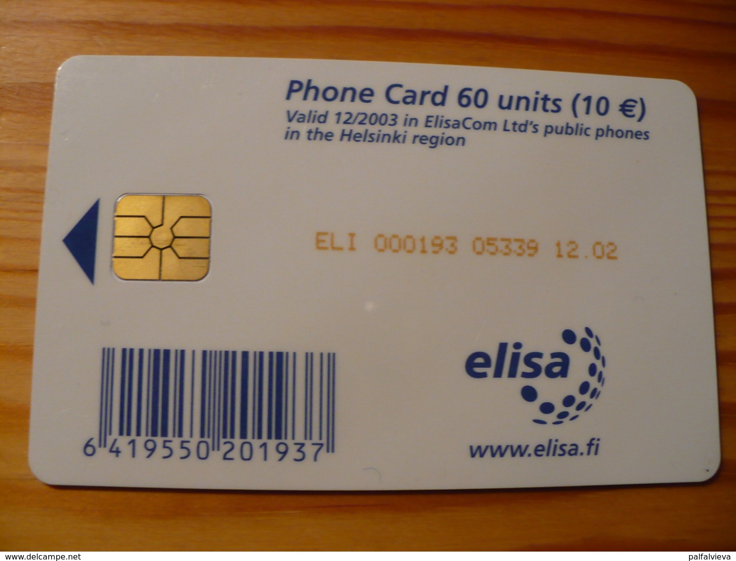 Phonecard Finland - Elisa - Finnland