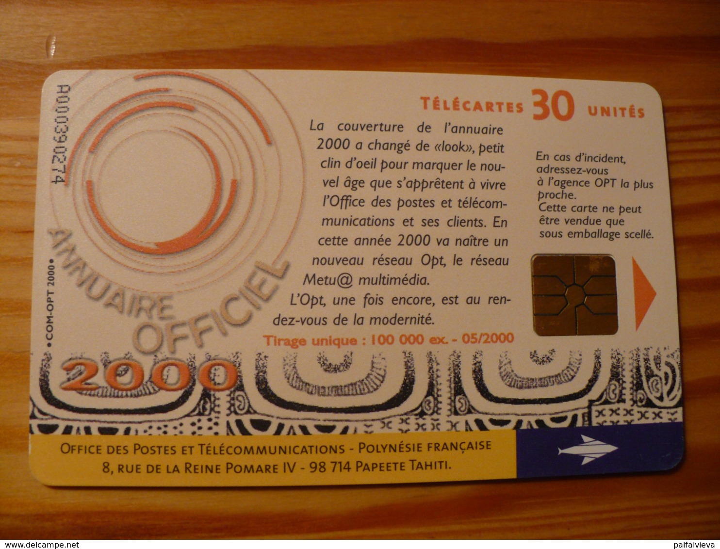 Phonecard French Polynesia - Polinesia Francese