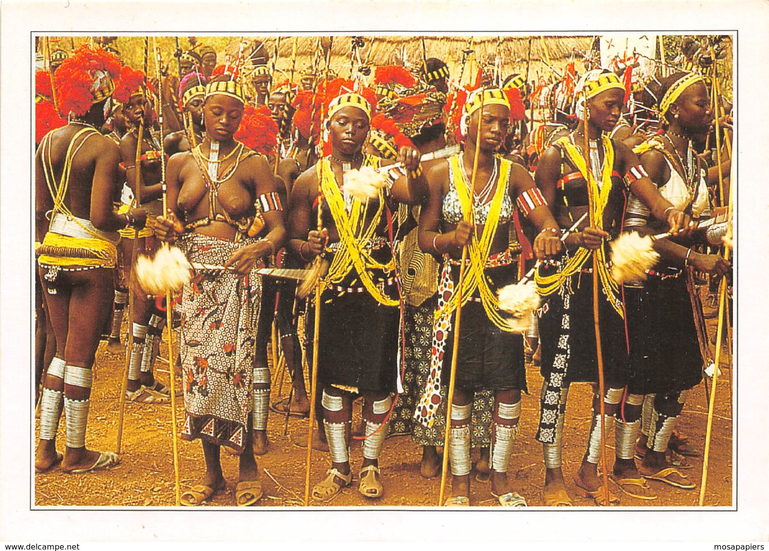 Sénégal - Danses Rituelles Bassaries - Carte Didactique - Sénégal